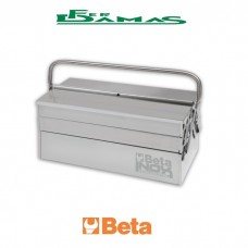 CASSETTA PORTAUTENSILI ESTENDIBILE BETA IN ACCIAIO INOX A 5 SCOMPARTI VUOTA ART.C20TSS